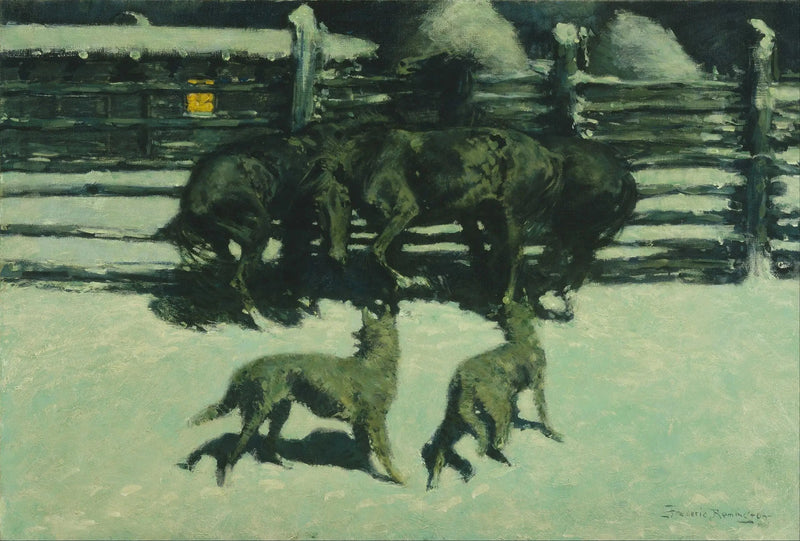 Der Hilferuf - Frederic Remington