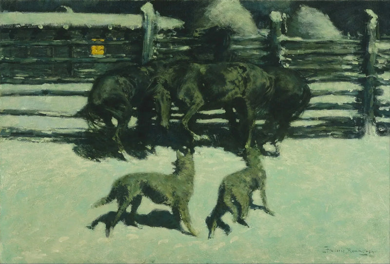 Der Hilferuf - Frederic Remington