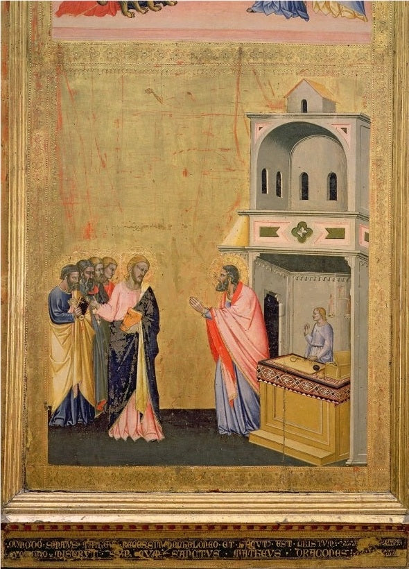 Der Ruf des heiligen Matthäus - Jacopo di Cione