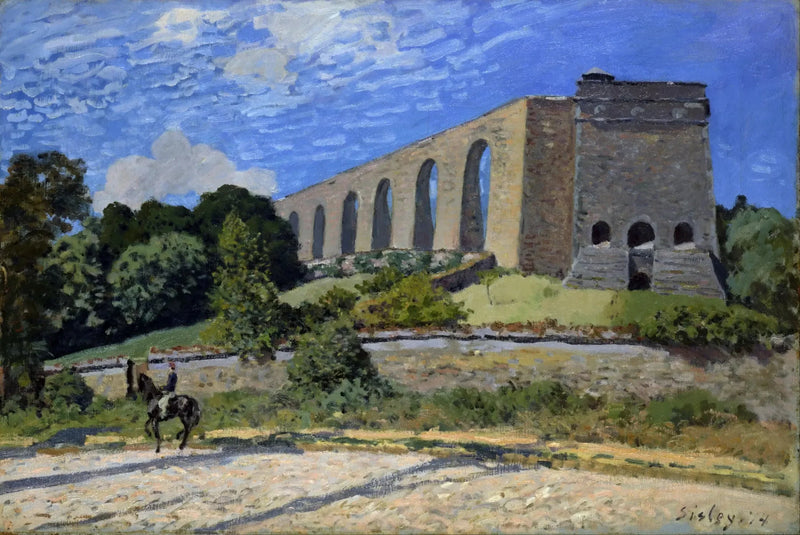 Der Aquädukt von Marly - Alfred Sisley