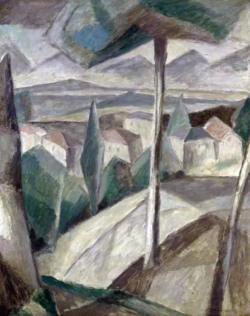L'Arbre - Albert Gleizes image 1 copie de tableau peinte à la main