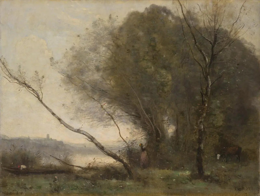 Der gekrümmte Baum - Jean-Baptiste Camille Corot