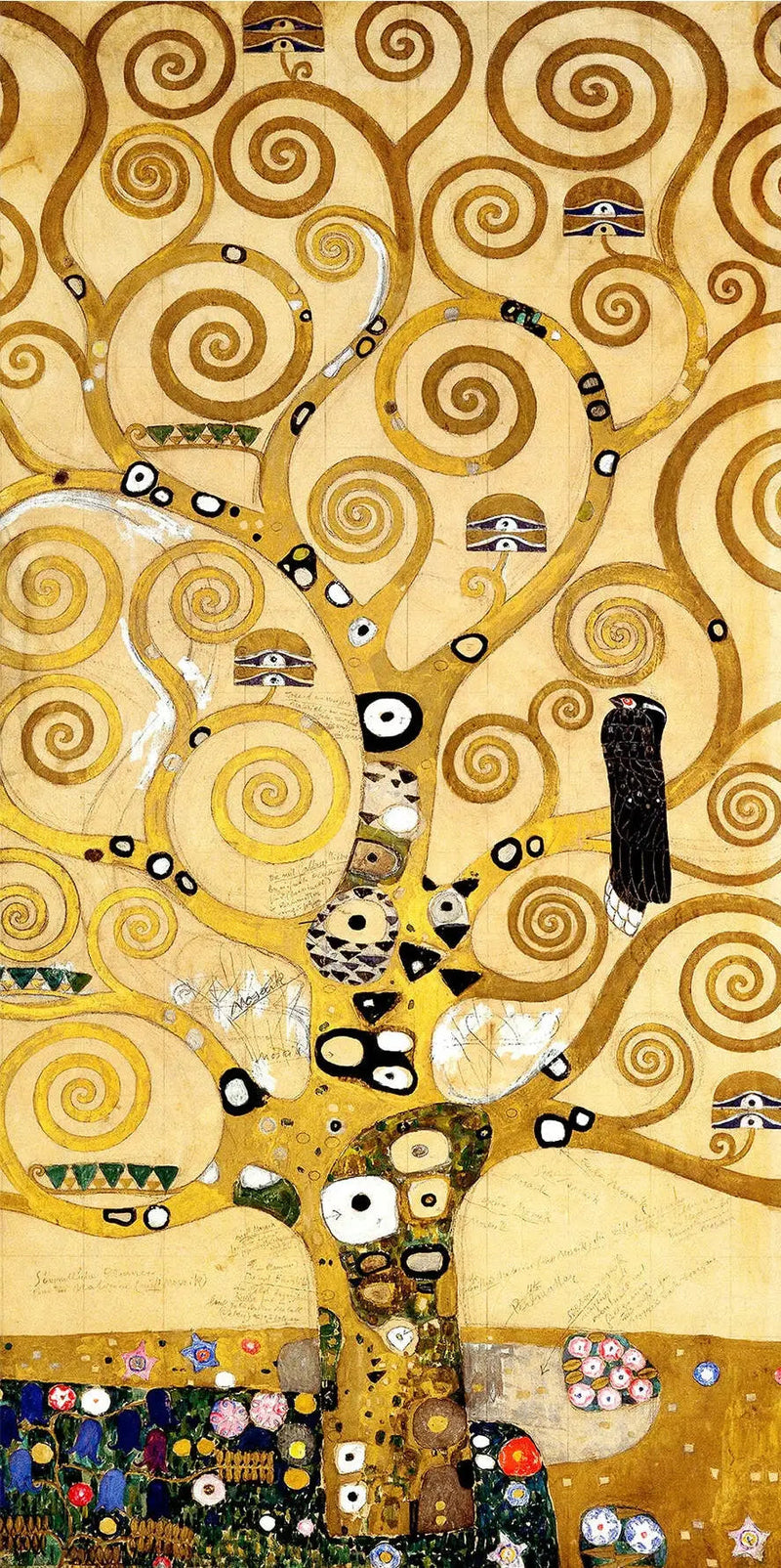 Der zentrale Baum des Lebens - Gustav Klimt