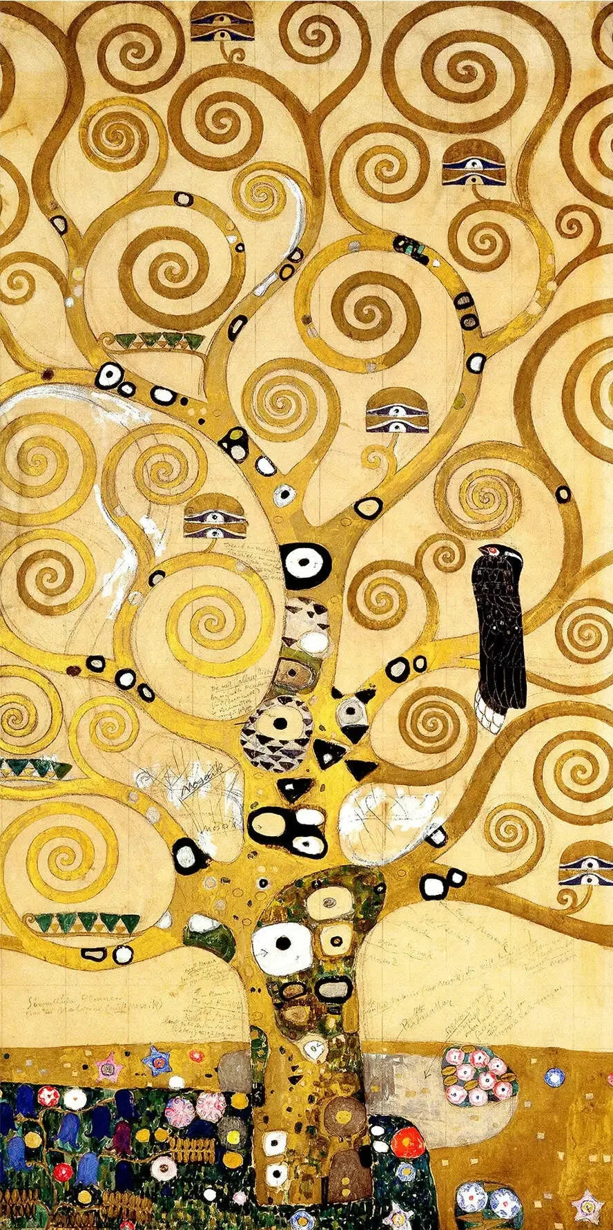 Der zentrale Baum des Lebens - Gustav Klimt