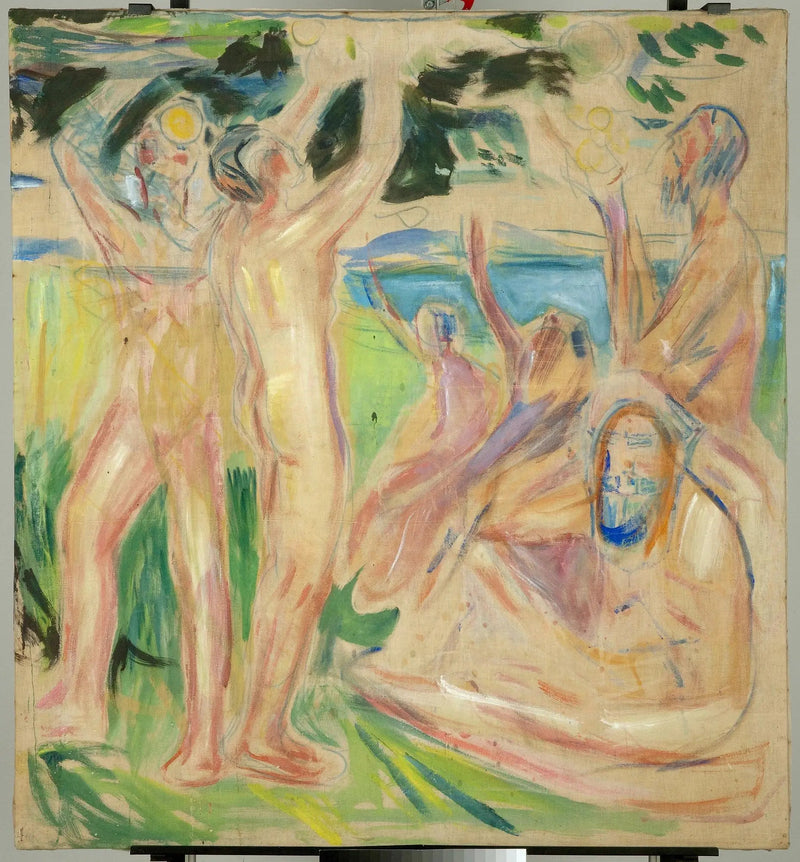 Der Lebensbaum: rechter Teil - Edvard Munch