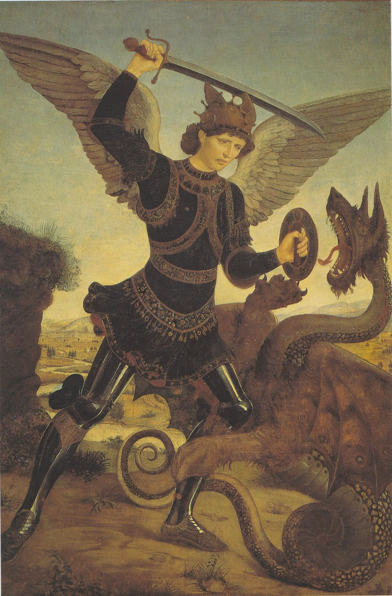 Der Erzengel Michael und der Drache - Cosimo Tura