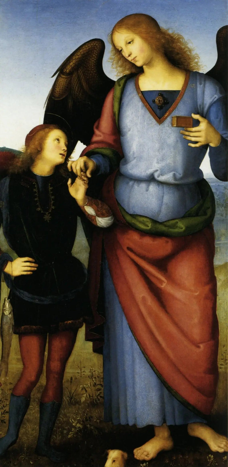 Der Erzengel Raphael und Tobit - Pietro Perugino