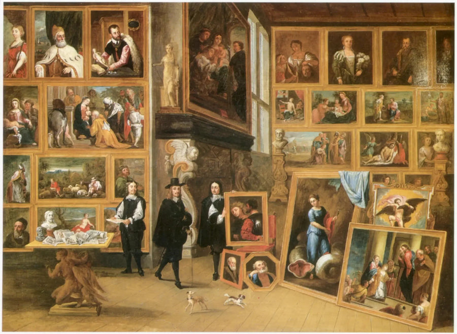 Der Erzherzog Leopold-Guillaume in seiner Galerie in Brüssel - David Teniers der Jüngere
