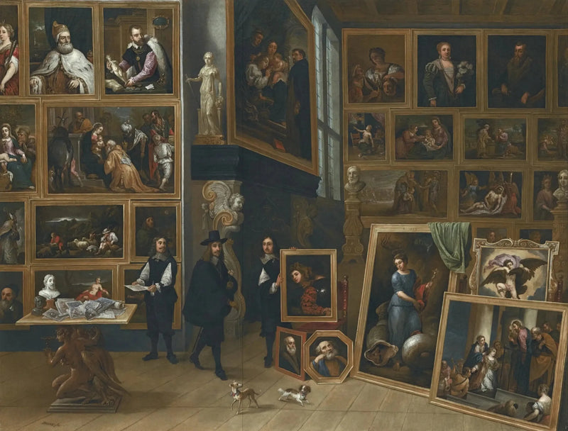 Der Erzherzog Leopold-Guillaume in seiner Galerie in Brüssel - David Teniers der Jüngere
