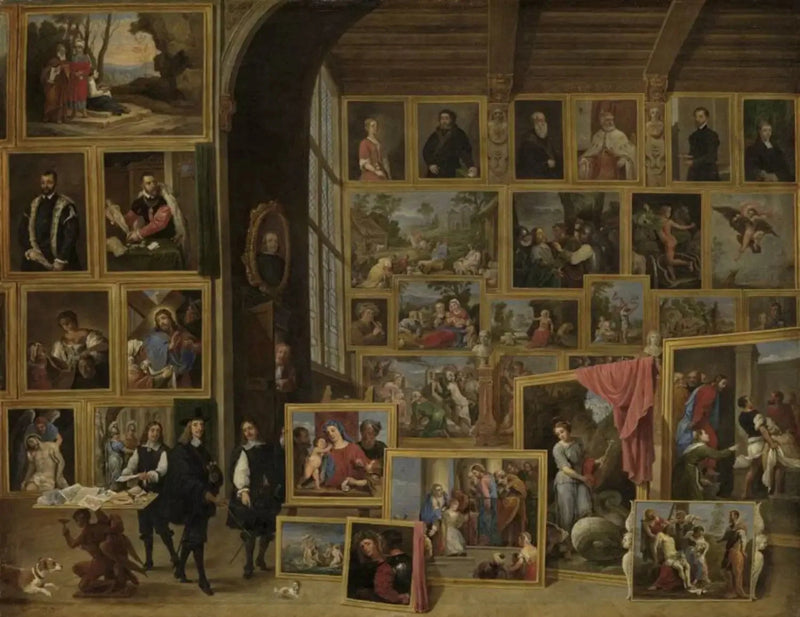 Der Erzherzog Leopold-Guillaume in seiner Galerie in Brüssel (IV) - David Teniers der Jüngere