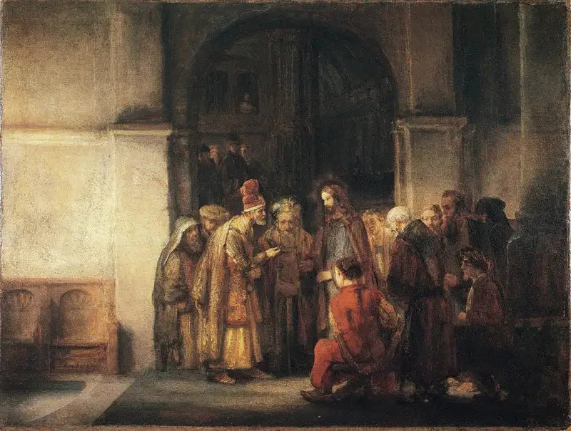 Das Geld des Tributs - Rembrandt