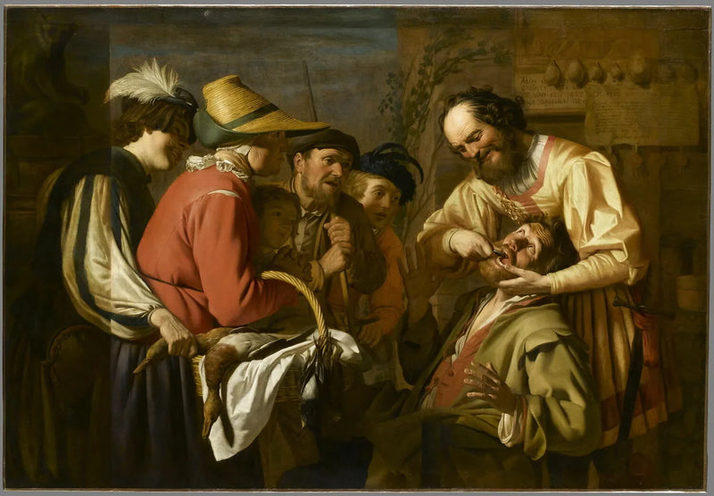 Der Zähneziehende - Gerrit van Honthorst