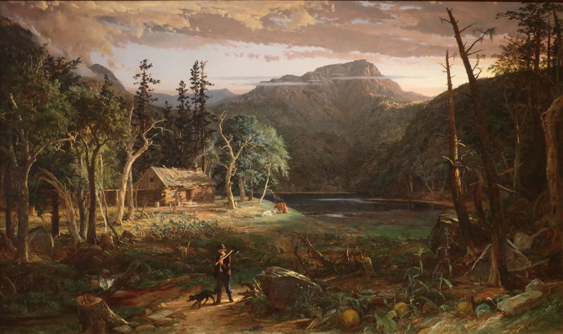 Das Hinterland Amerikas - Jasper Francis Cropsey