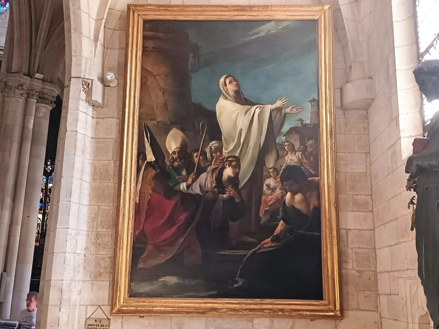 l'Arrivée de sainte Marthe en Provence - Joseph-Marie Vien