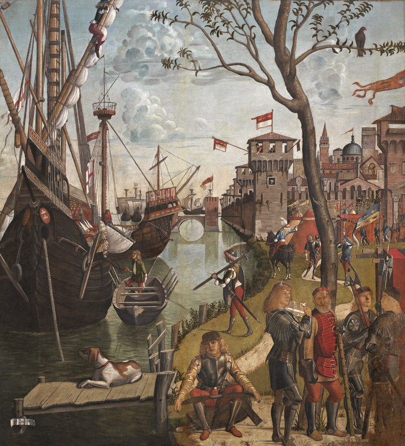 Die Ankunft der Pilger in Köln - Vittore Carpaccio