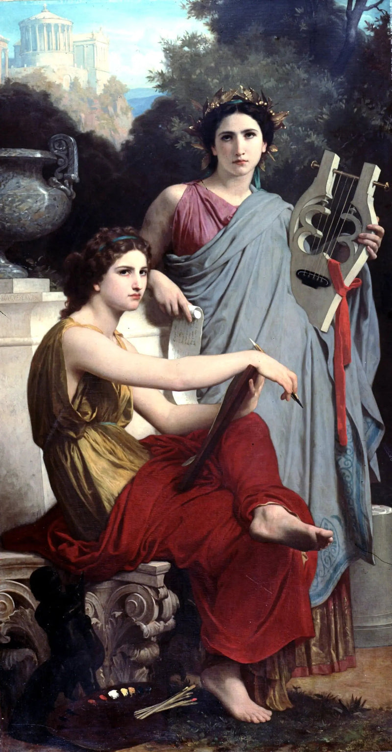 Die Kunst und die Literatur - Bouguereau