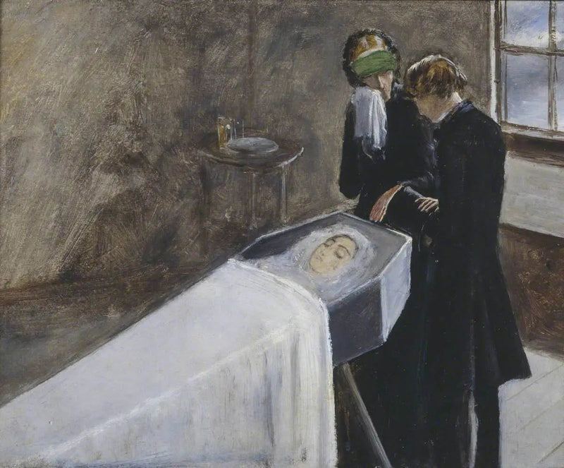 Der Künstler assistierte bei der Trauer eines jungen Mädchens - John Everett Millais