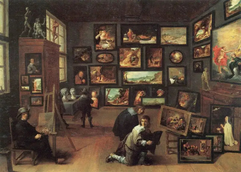 Der Künstler in seinem Atelier - David Teniers der Jüngere