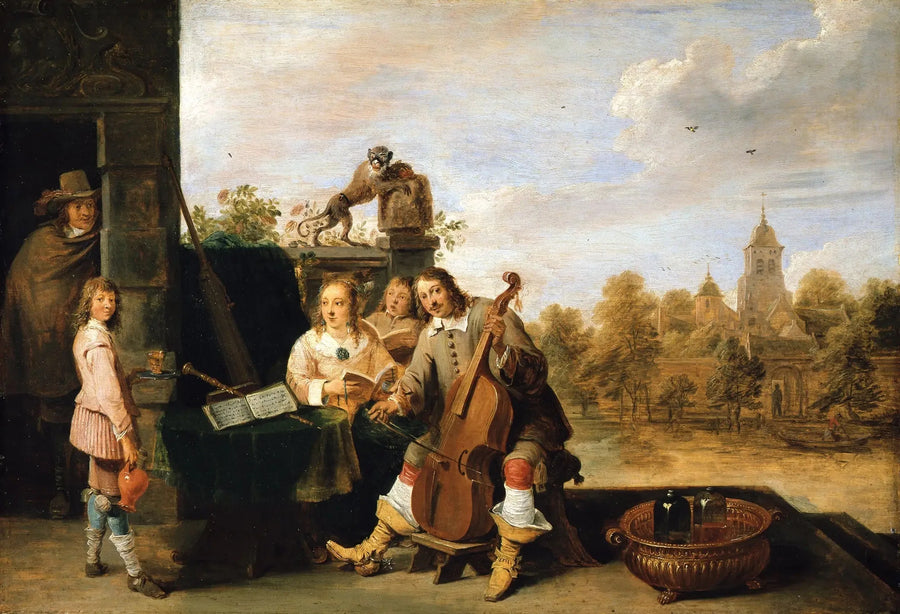 Der Künstler und seine Familie - David Teniers der Jüngere