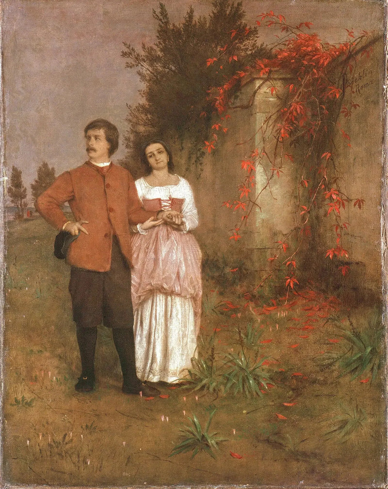 Der Künstler und seine Frau - Arnold Böcklin