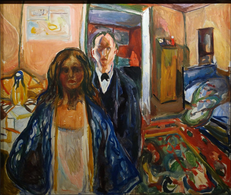 Der Künstler und sein Modell - Edvard Munch