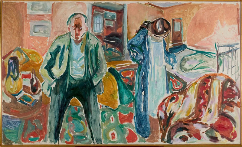 Der Künstler und sein Modell - Edvard Munch
