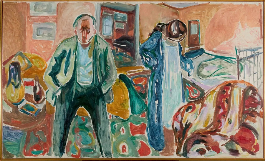 Der Künstler und sein Modell - Edvard Munch