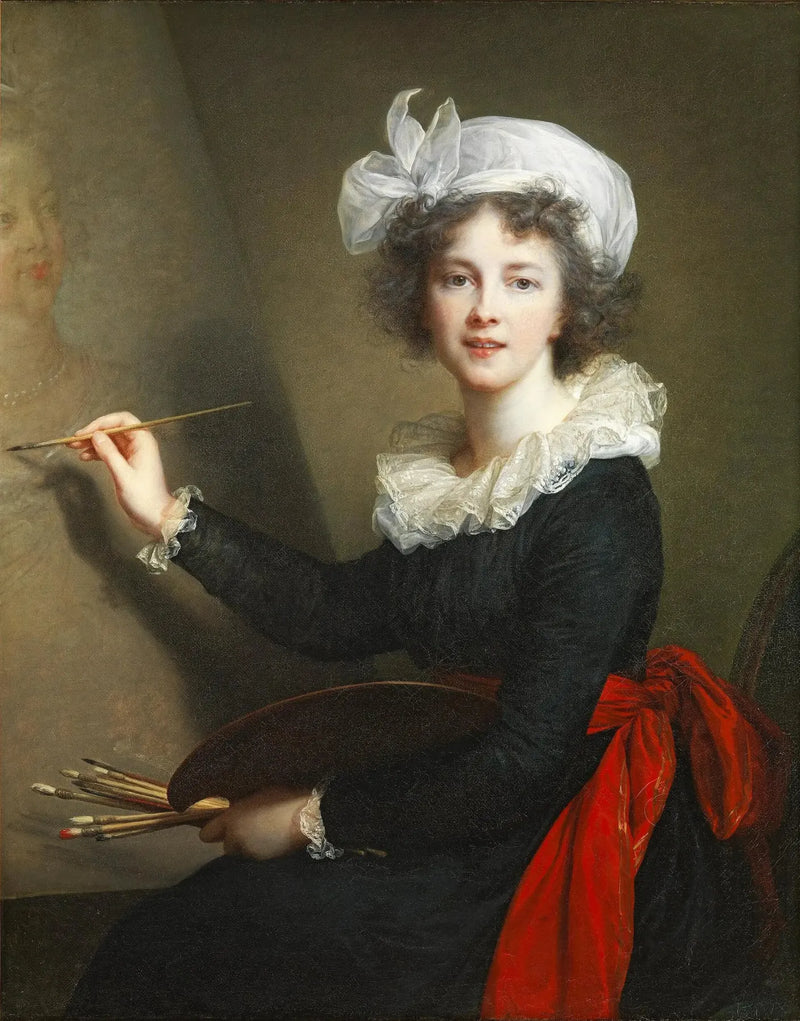 Der Künstler, der ein Porträt von Königin Marie-Antoinette anfertigt - Élisabeth Vigée Le Brun