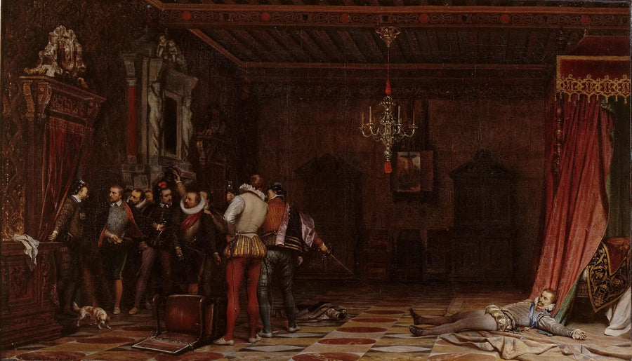 Der Mord an Herzog von Guise - Paul Delaroche