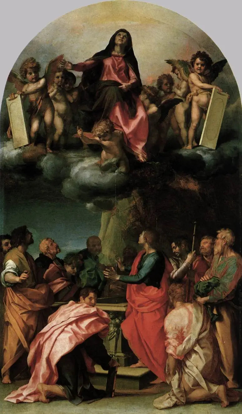 Die Himmelfahrt der Jungfrau - Andrea del Sarto