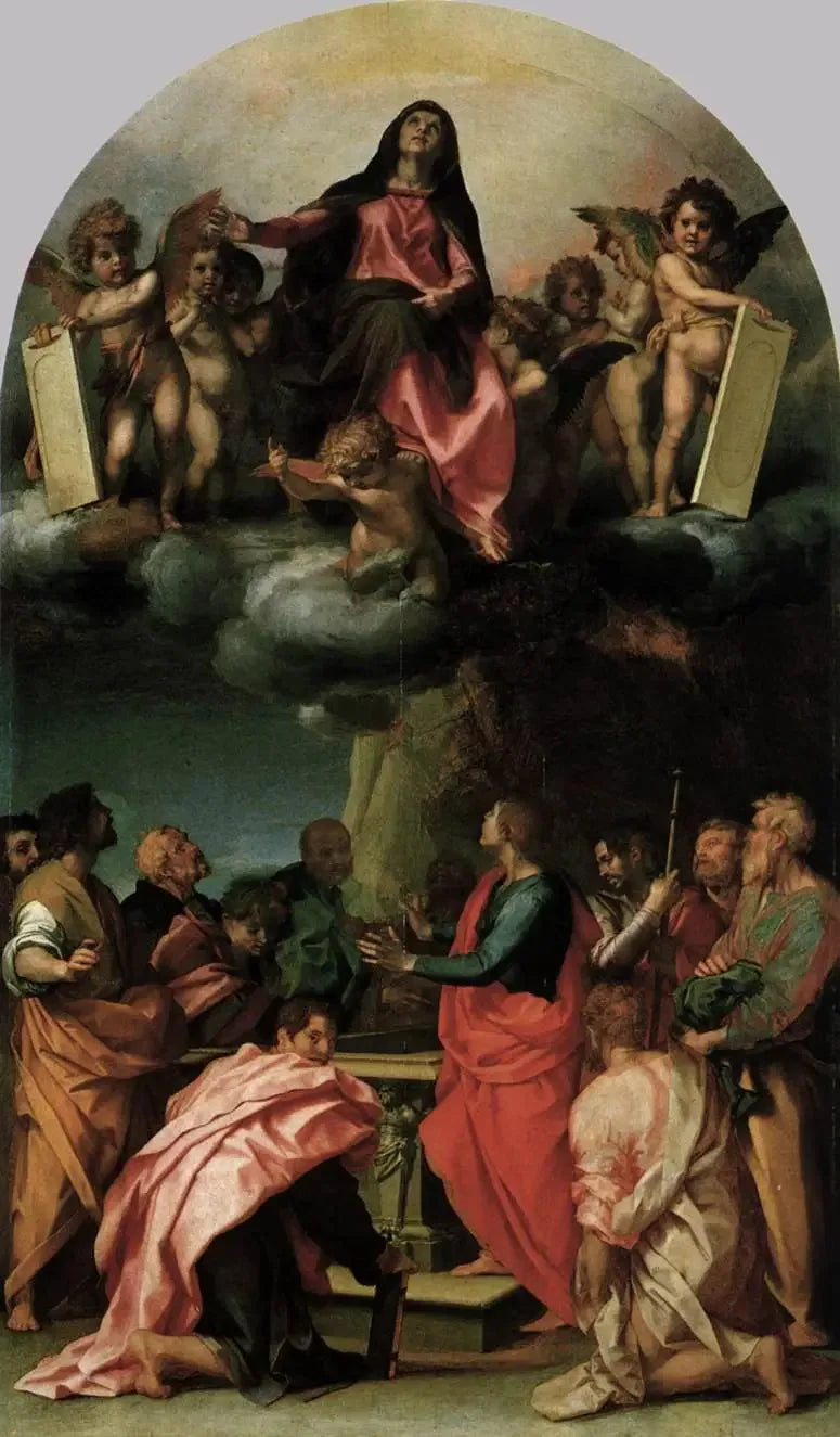 Die Himmelfahrt der Jungfrau - Andrea del Sarto