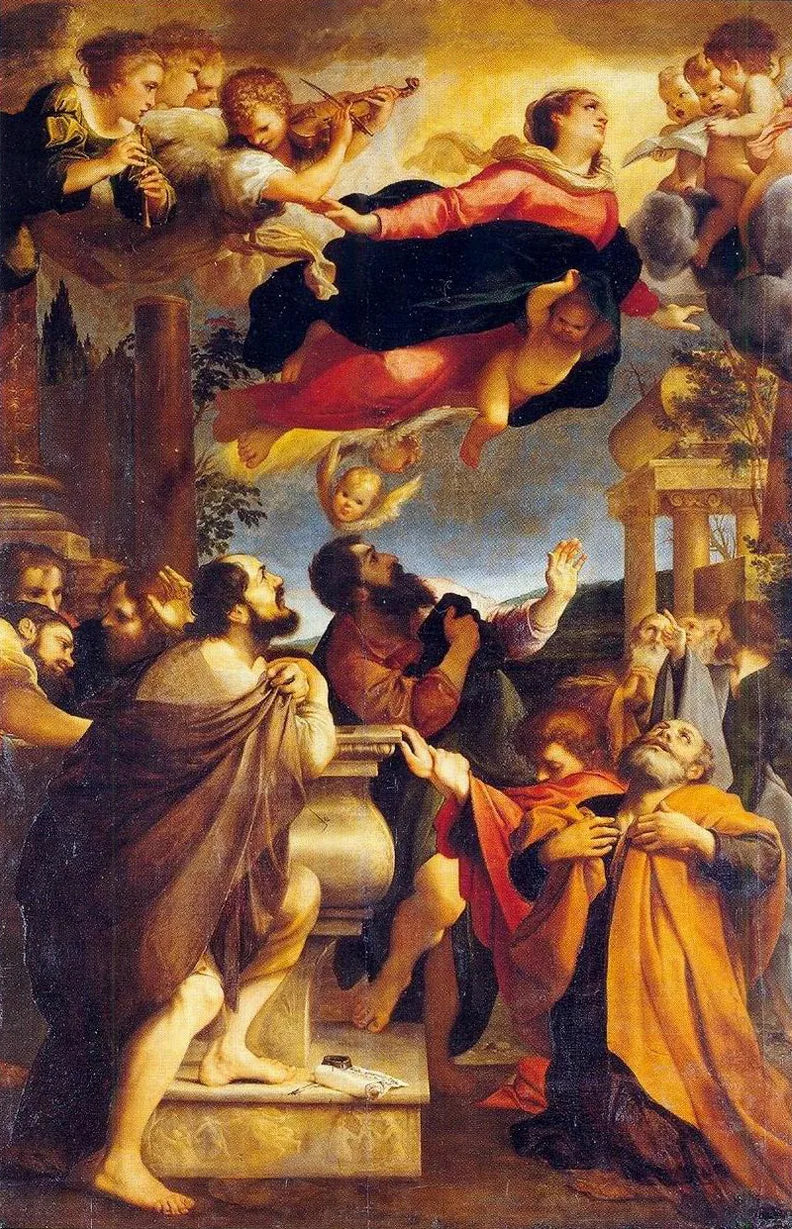 Die Himmelfahrt der Jungfrau - Annibale Carracci