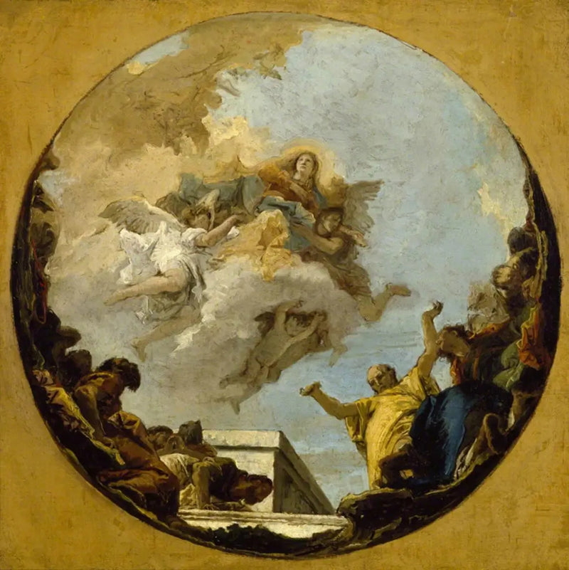 Die Himmelfahrt der Jungfrau - Giovanni Battista Tiepolo
