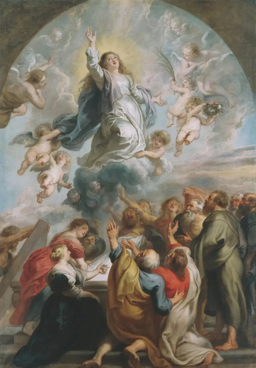 L'Assomption de la Vierge Marie - Peter Paul Rubens image 1 copie peinte à la main à l’huile