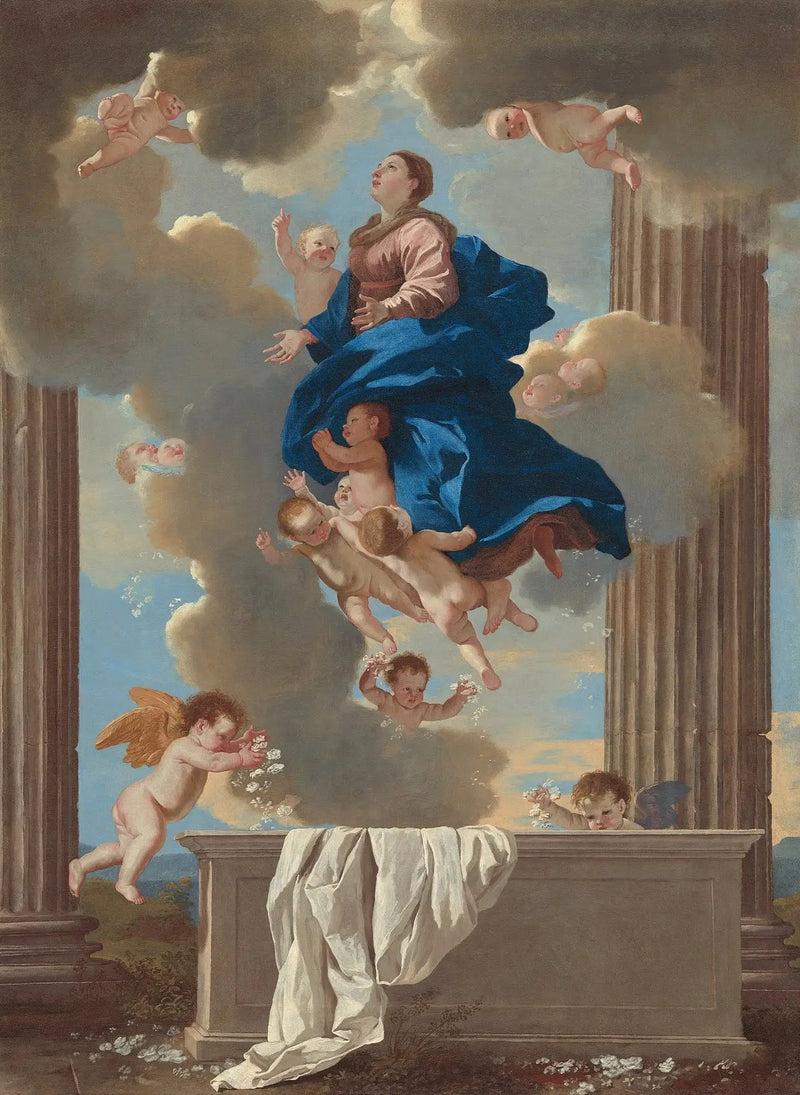 Die Himmelfahrt der Jungfrau - Nicolas Poussin