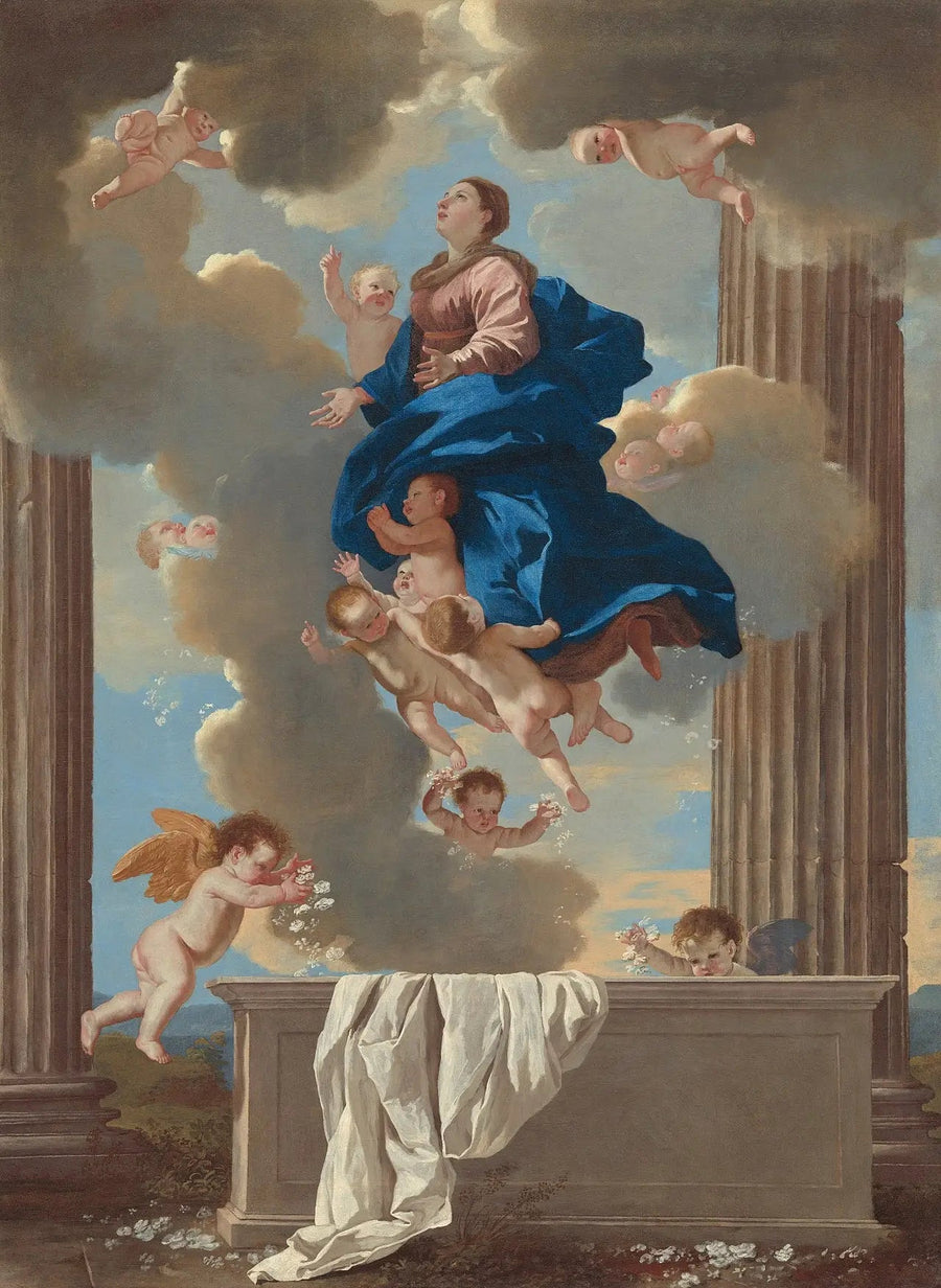 Die Himmelfahrt der Jungfrau - Nicolas Poussin