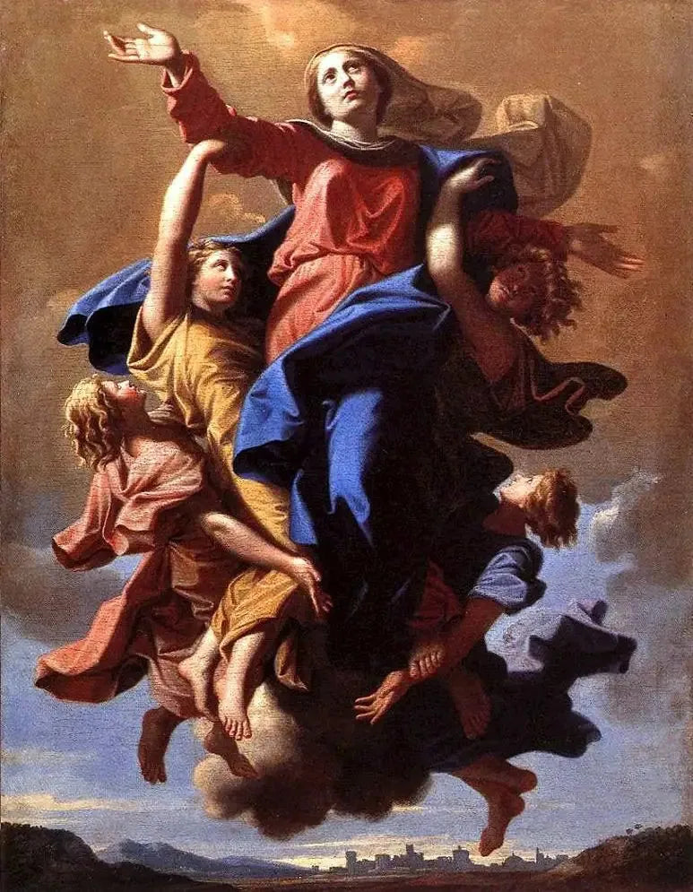 Die Himmelfahrt der Jungfrau - Nicolas Poussin
