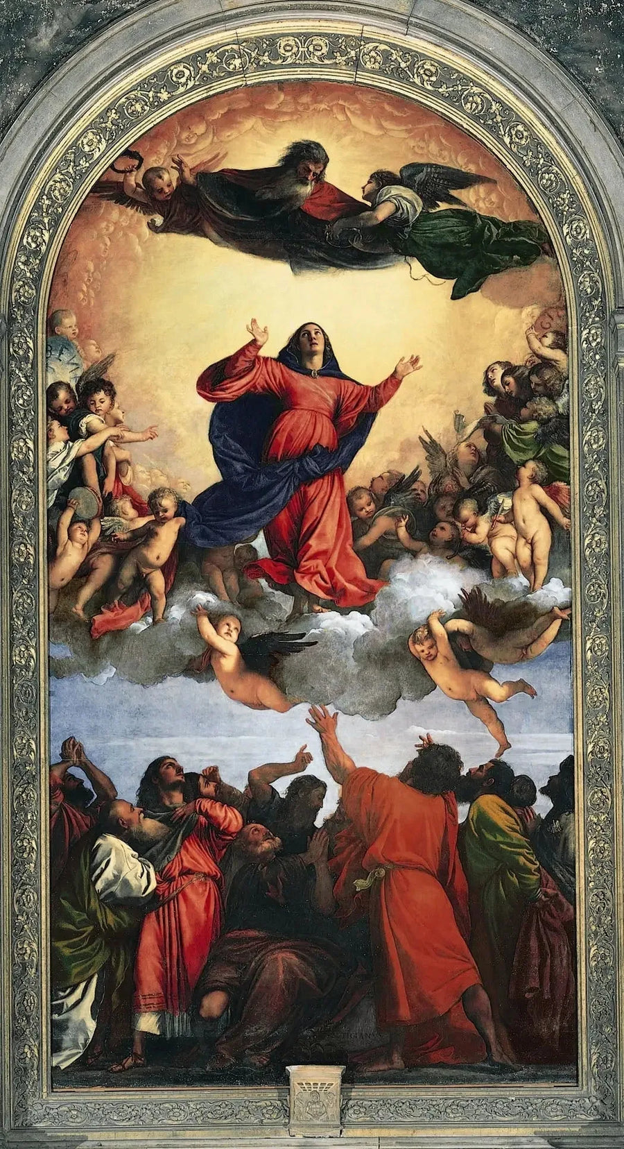 Die Himmelfahrt der Jungfrau - Titian