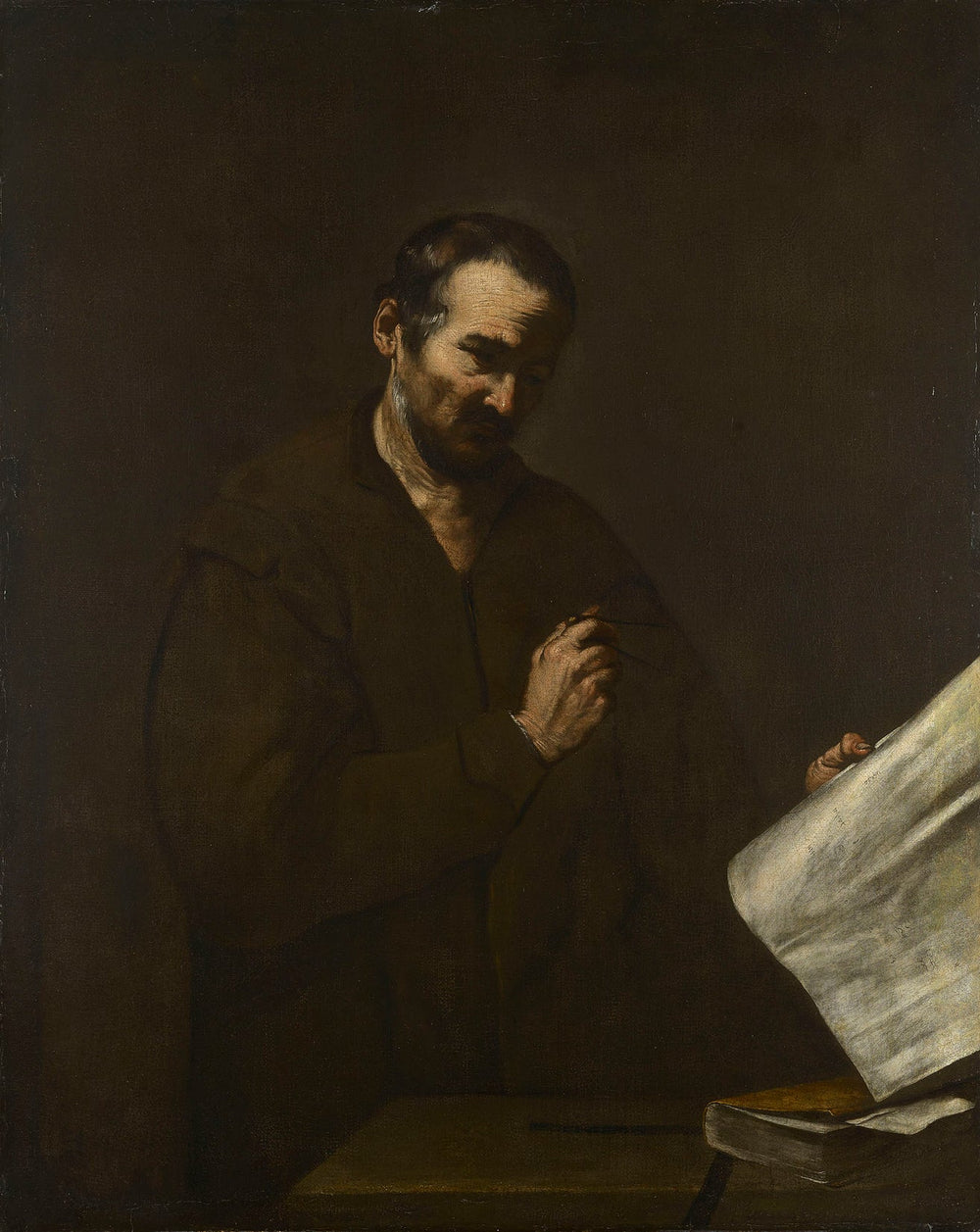 L'Astrologue - Jusepe de Ribera image 1 reproduction de peinture à l’huile