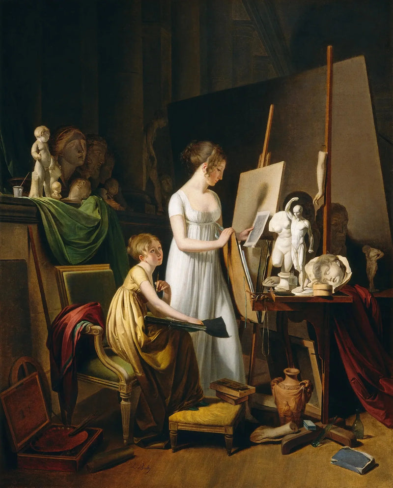 Das Atelier eines Malers - Louis-Léopold Boilly