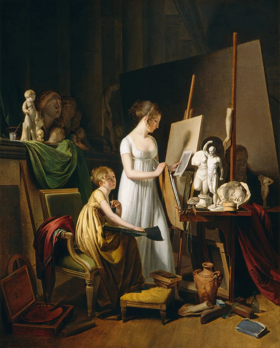 Das Atelier eines Malers - Louis-Léopold Boilly