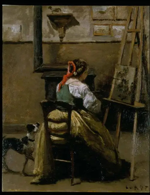 Das Atelier von Corot - Jean-Baptiste Camille Corot
