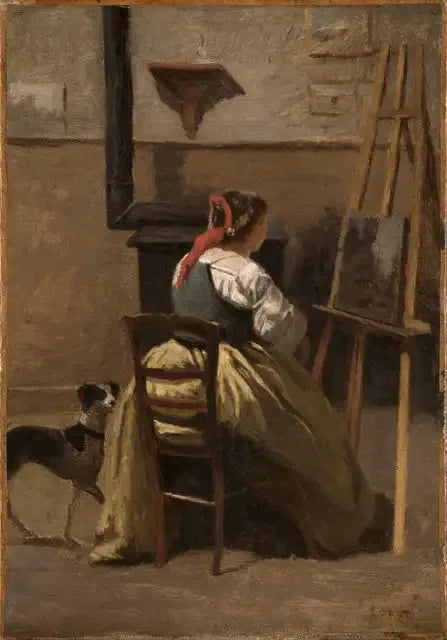 Das Atelier von Corot - Jean-Baptiste Camille Corot
