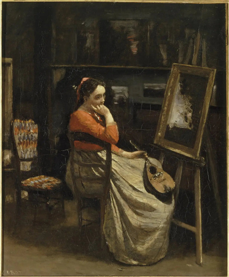 Das Atelier von Corot - Jean-Baptiste Camille Corot