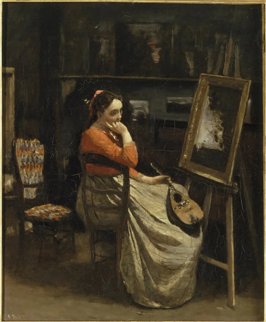 Das Atelier von Corot - Jean-Baptiste Camille Corot
