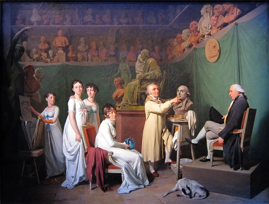 Das Atelier de Houdon - Louis-Léopold Boilly