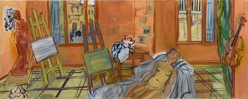 L'Atelier de la rue Jeanne d'Arc - Raoul Dufy