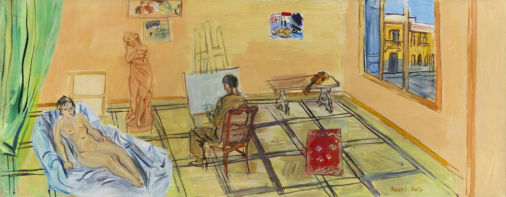 L'Atelier de la rue Jeanne-d'Arc - Raoul Dufy image 1 tableau peint à l’huile sur toile