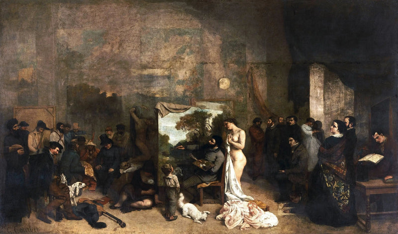 Die Werkstatt des Malers - Gustave Courbet
