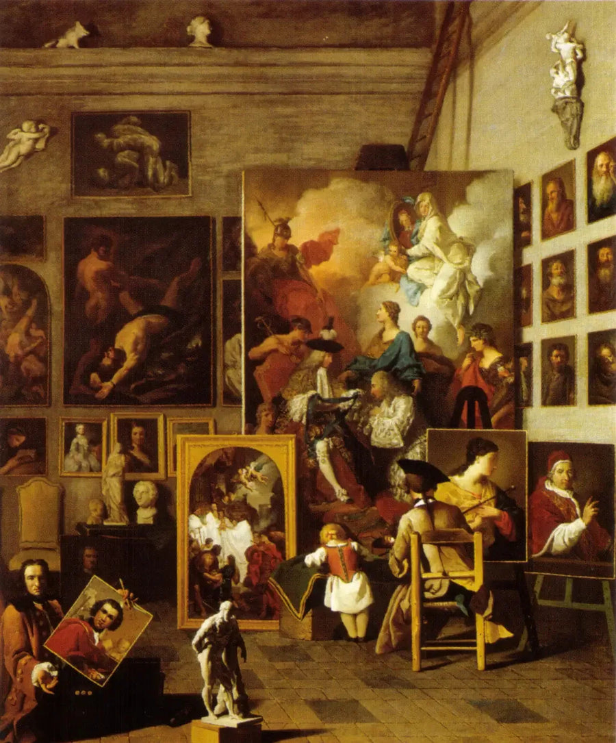 Das Atelier des Malers - Pierre Subleyras